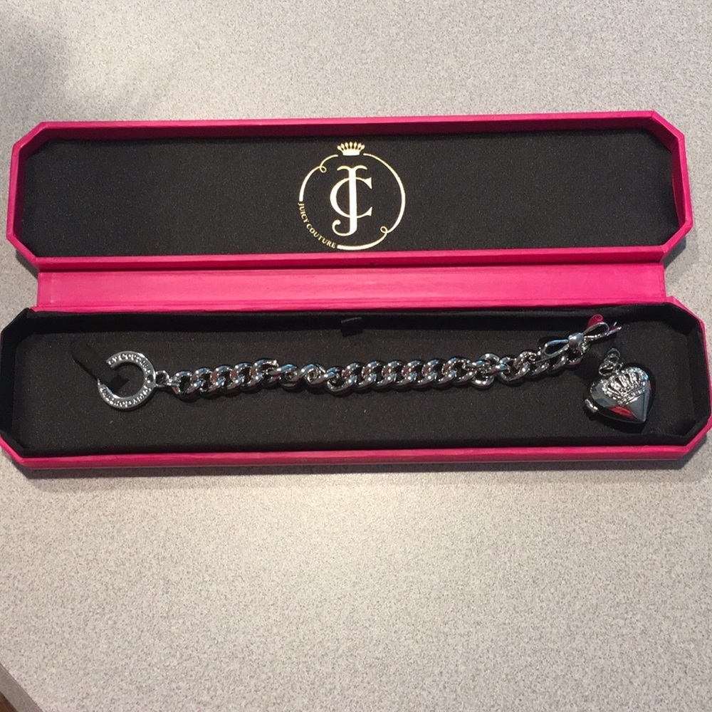 Juicy Couture Banner Heart Started Bracelet